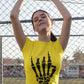 Skeleton Hand Women's Cotton T-Shirt