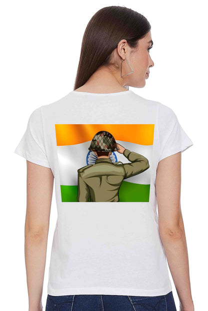 Indian Army Women's Cotton T-Shirt