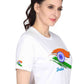 Indian Flag Women's Cotton T-Shirt