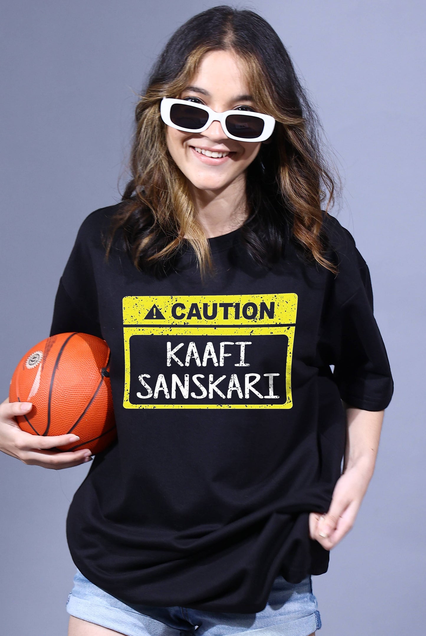 Kaafi Sanskari Women's Oversized T-Shirt