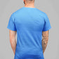 Pi Pi Jod Kar Men's Electric Blue Cotton T-Shirt