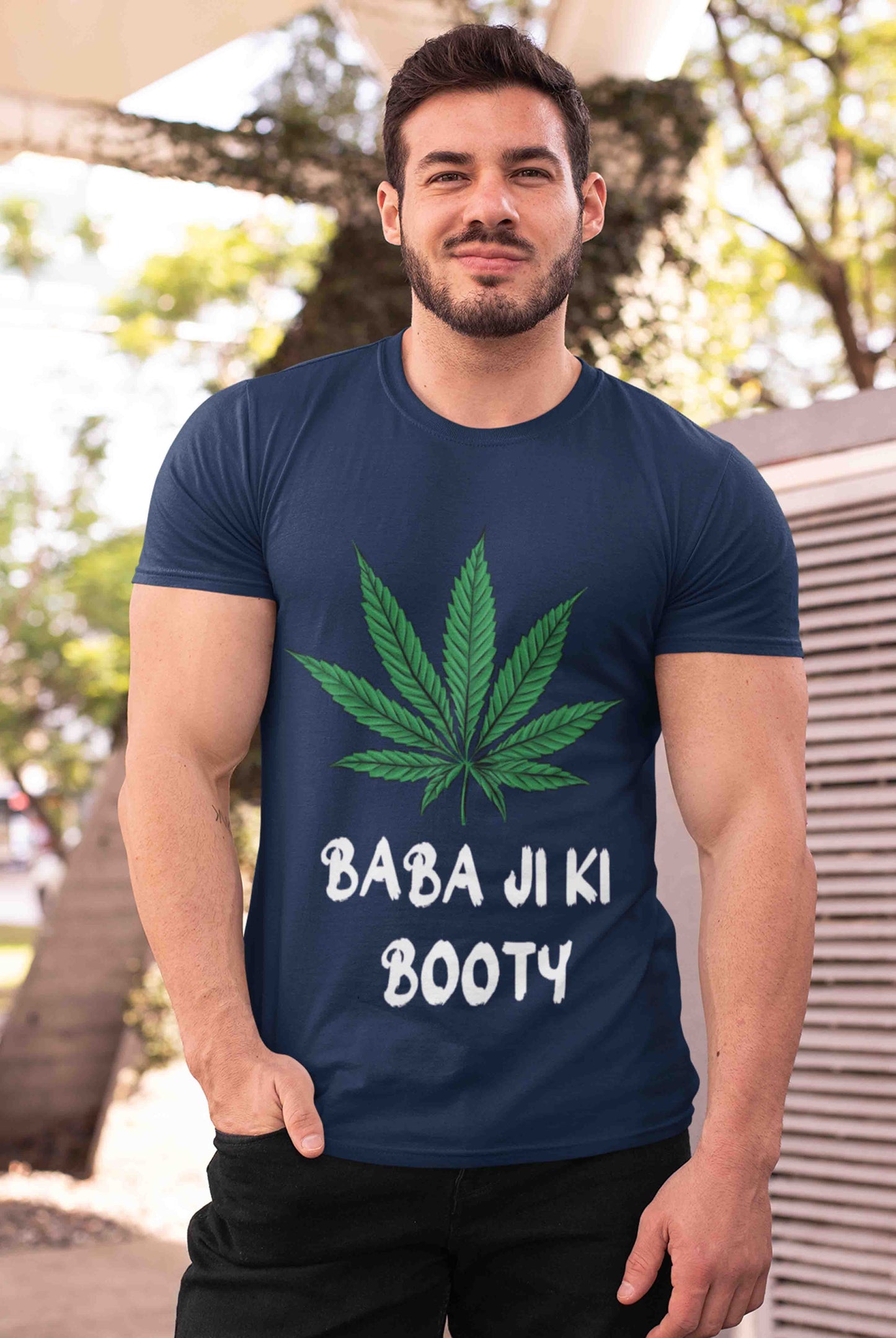 Baba Ji Ki Booty Men's Cotton T-Shirt