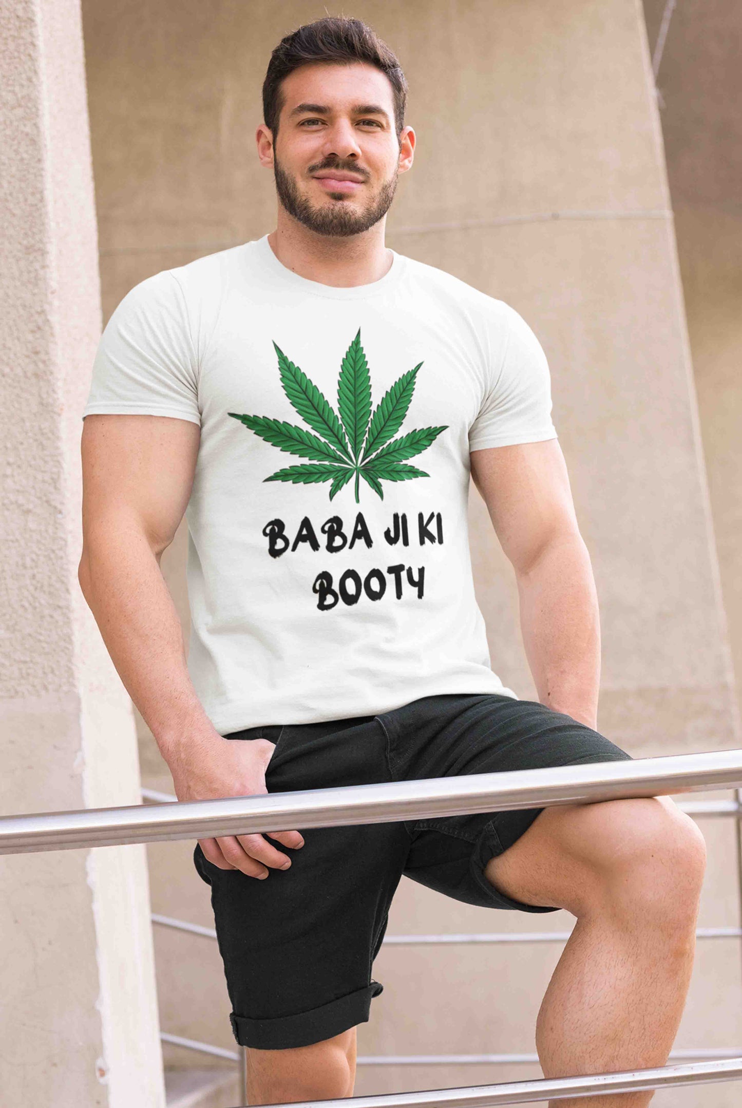 Baba Ji Ki Booty Men's Cotton T-Shirt