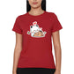 Bear & Panda Printed Women's Cotton T-Shirt