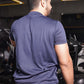 Men's Navy Blue Active Wear T-Shirt