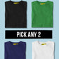 Summer Solid Men's Tees Combo1