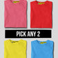 Summer Solid Men's Tees Combo2