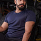 Men's Navy Blue Active Wear T-Shirt