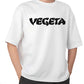 Vegeta Anime Half Sleeve Oversized Unisex T-Shirt