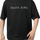 Skate King Unisex Oversized Black T-Shirt