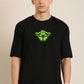 Hulk Black Oversized Drop Shoulder T-Shirt