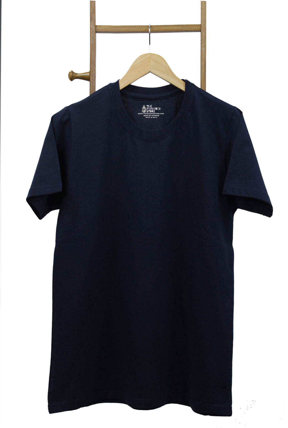 Men's Navy Blue Cotton T-Shirt