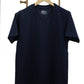 Men's Plain Navy Blue Cotton T-Shirt