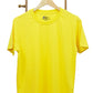 Men's Plain Cheerful Yellow Cotton T-Shirt