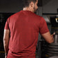 Brick Red Active Wear Performance Essential T-Shirt