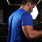 Men's Blue Active Wear T-Shirt