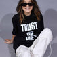 Trust No One Women's Oversized T-Shirt