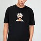 Luffy Gear Men's Oversized Black T-Shirt