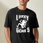 One Piece Gear5 Men's Oversized Black T-Shirt