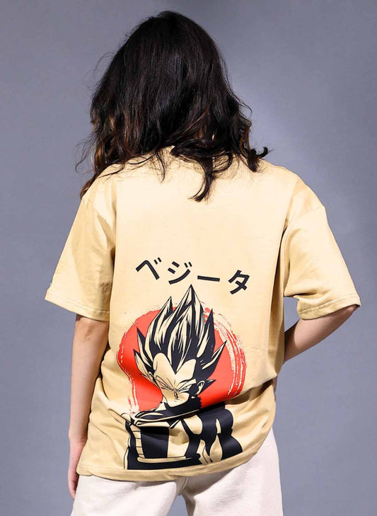 Vegeta Anime Women's Oversized T-Shirt