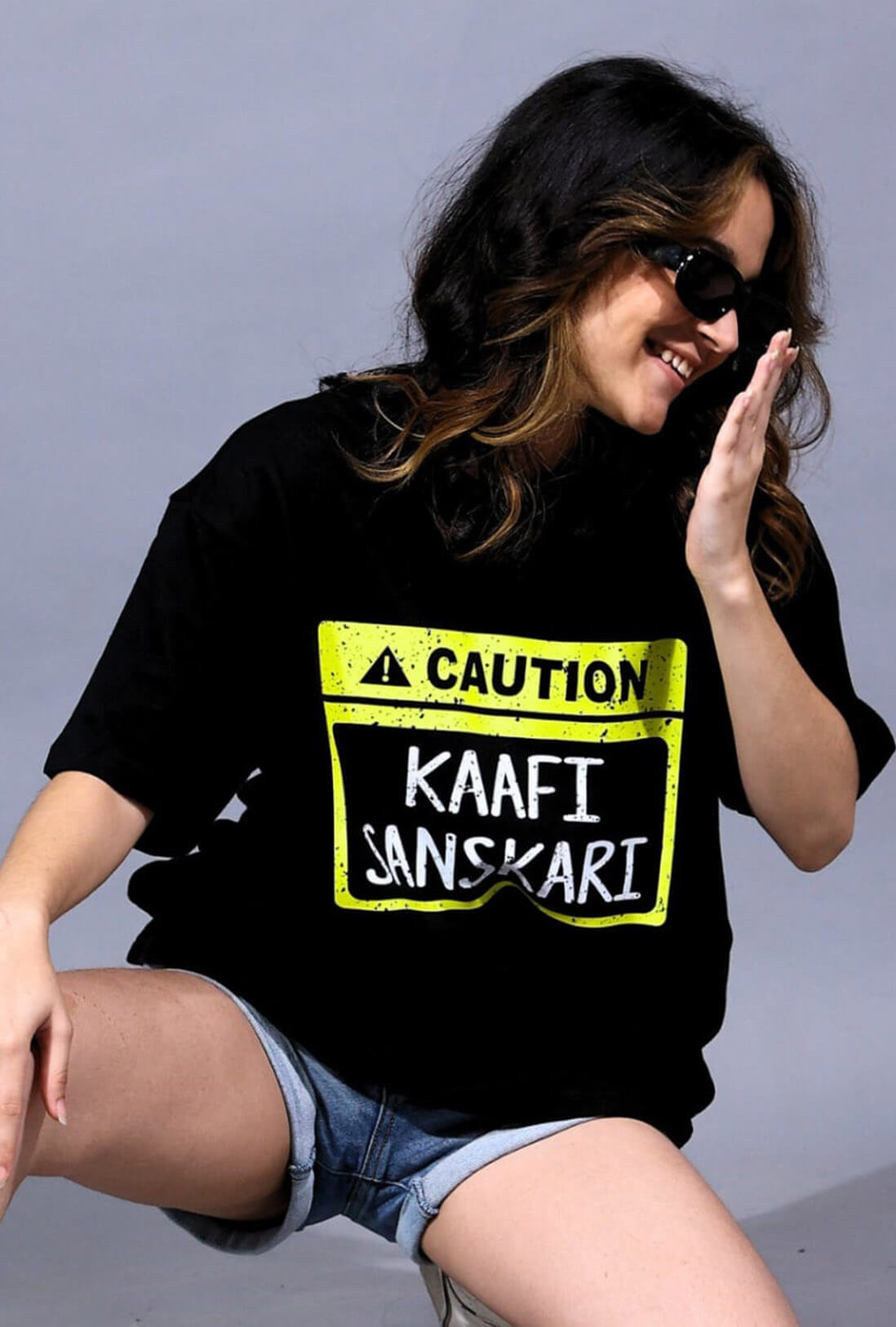 Kaafi Sanskari Women's Oversized T-Shirt