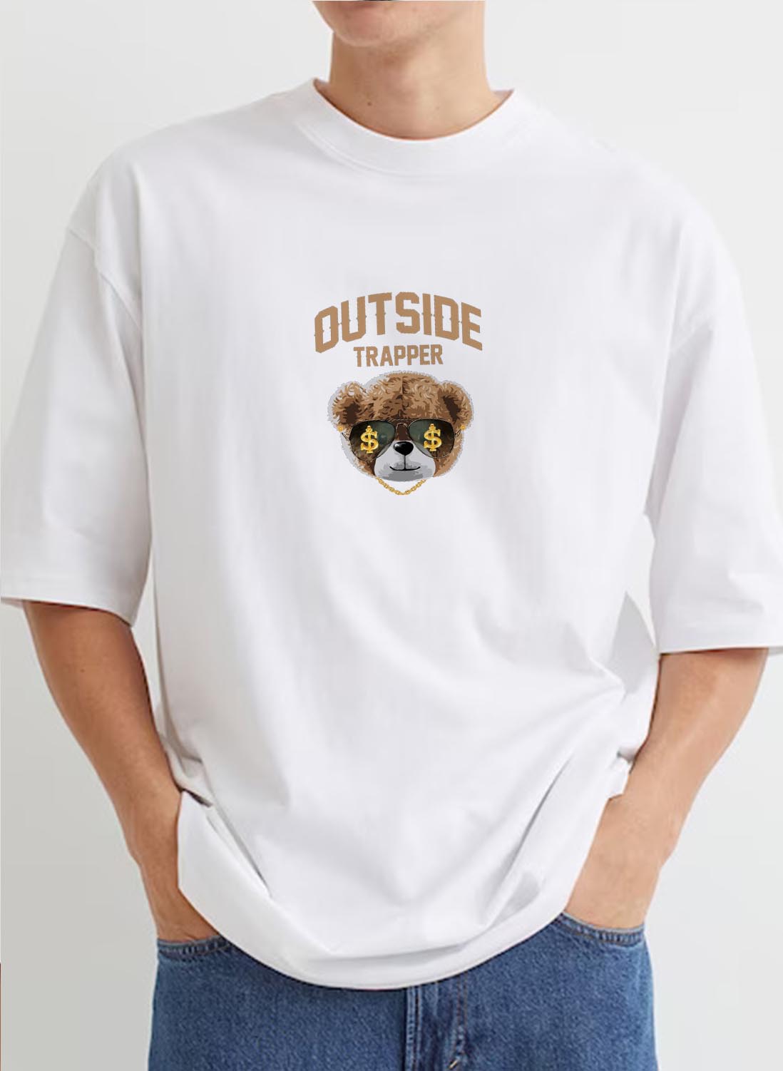 Compton Cute Bear Unisex Oversized T-shirt