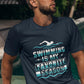 Swimming Is My Favorite Men's Cotton T-Shirt