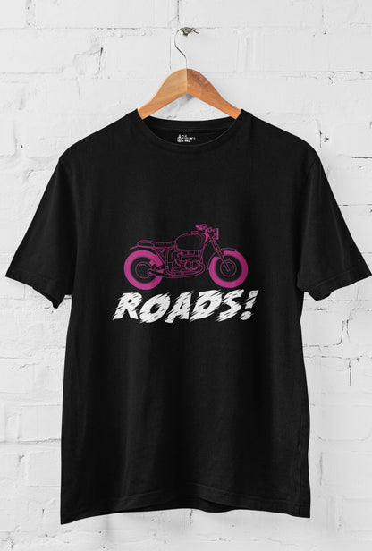 Motorbike Roads Men's Cotton T-Shirt