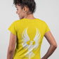 Flying Eagle Women's Back Printed Cotton T-Shirt
