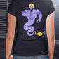 Jinni Coming From Chirag Women's Back Printed Cotton T-Shirt