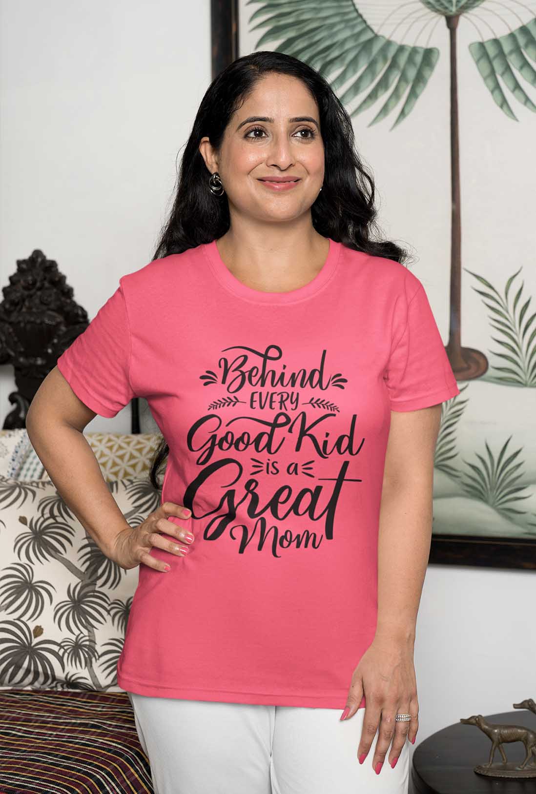 Behind Every Good Kid  Women's Printed T-Shirt