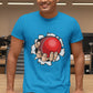 Cricket Ball Men's Cotton T-Shirt