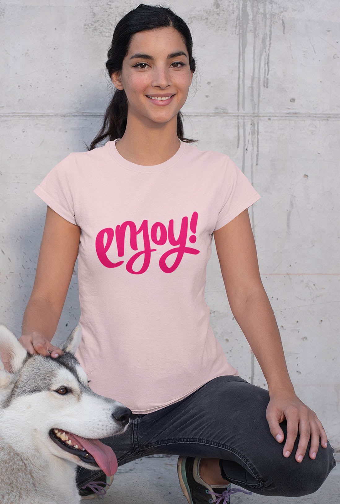 Enjoy Women's Cotton T-Shirt