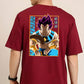 Fighter Dragon Ball Z Men's Oversized T-Shirt