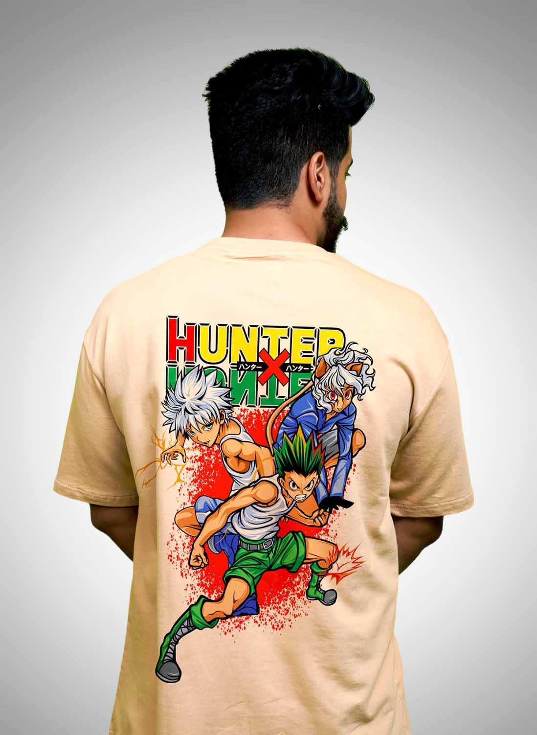 Hunter X Hunter Men's Oversized Cotton T-Shirt