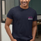 Motorbike Roads Pocket Side Men's Cotton T-Shirt