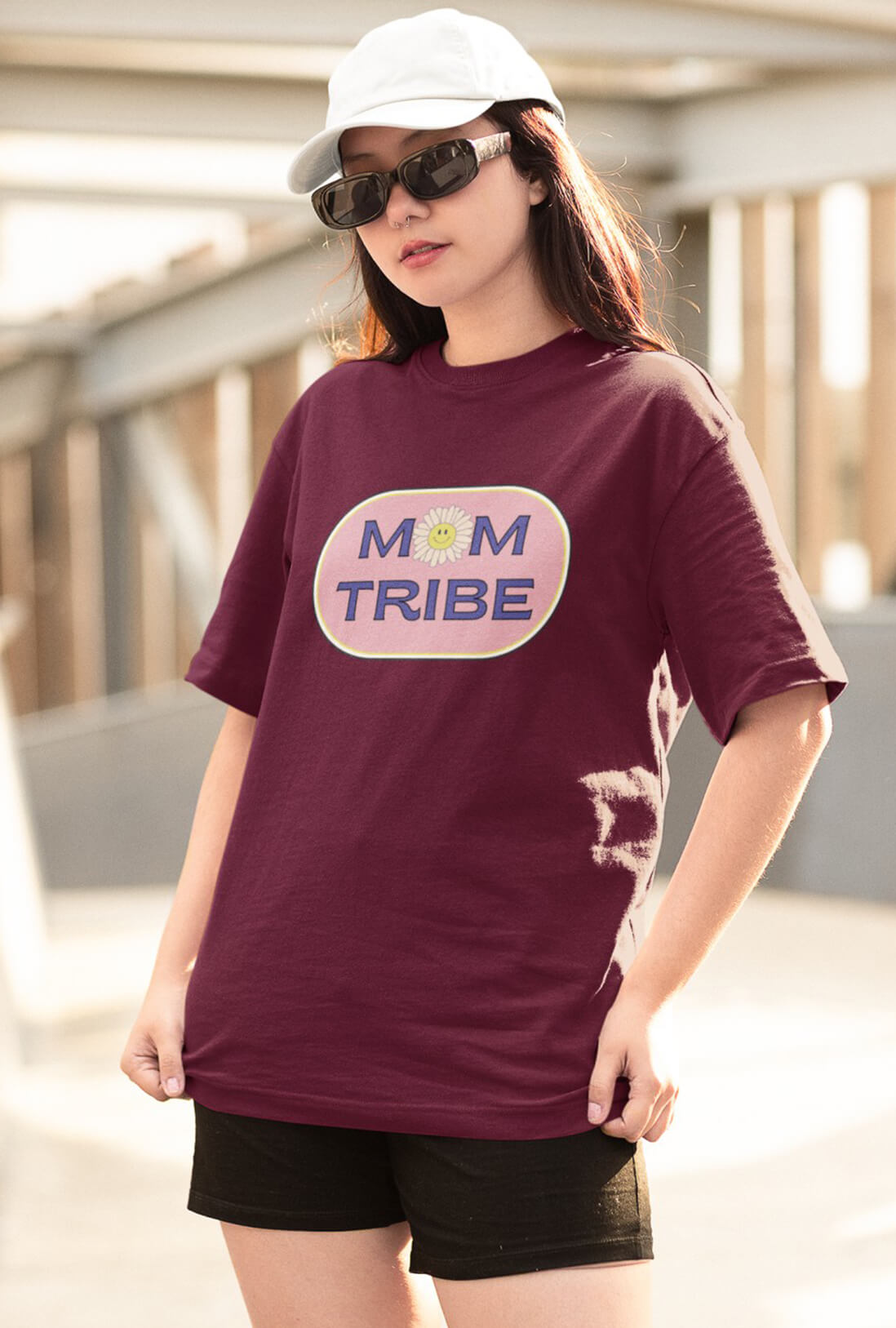 Mom Tribe Women's Oversized T-Shirt