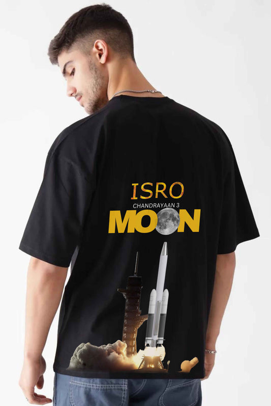 Chandrayaan 3 Moon Mission Men's Oversized T-Shirt