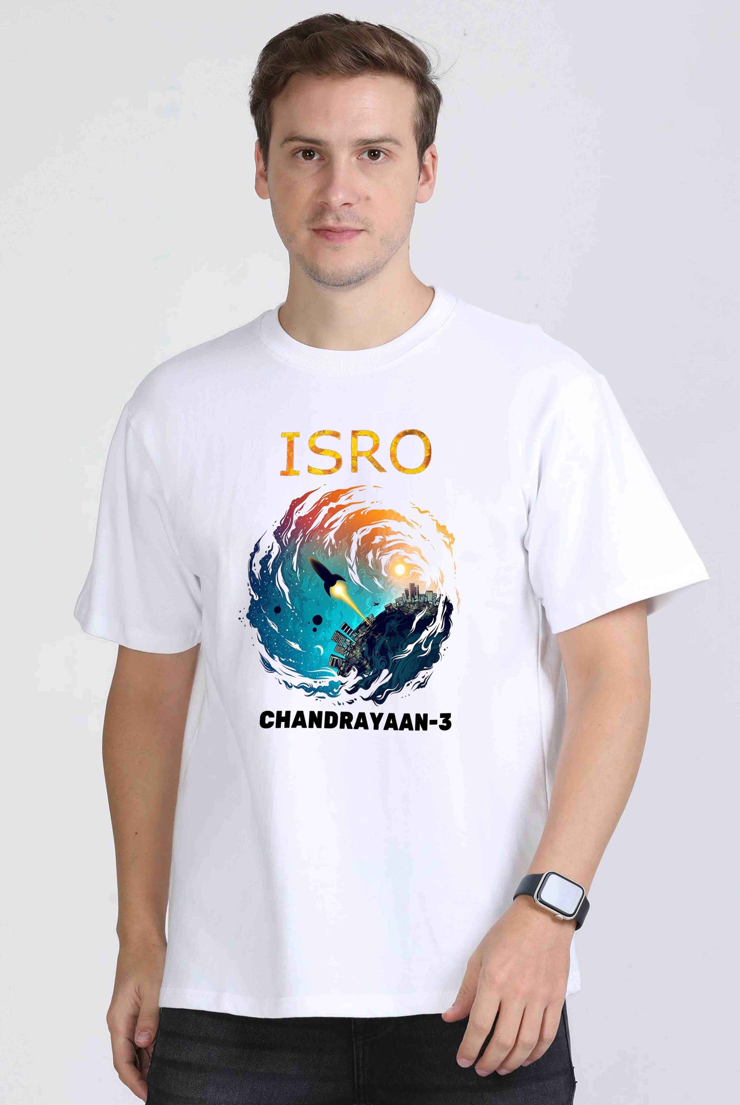 Chandrayaan 3 Men's Oversized T-Shirt