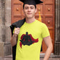 Meditating Super Hero 2 Men's Cotton T-Shirt