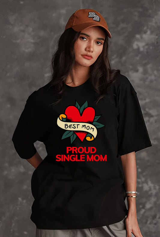 Proud Single Mom Women's Oversized T-Shirt