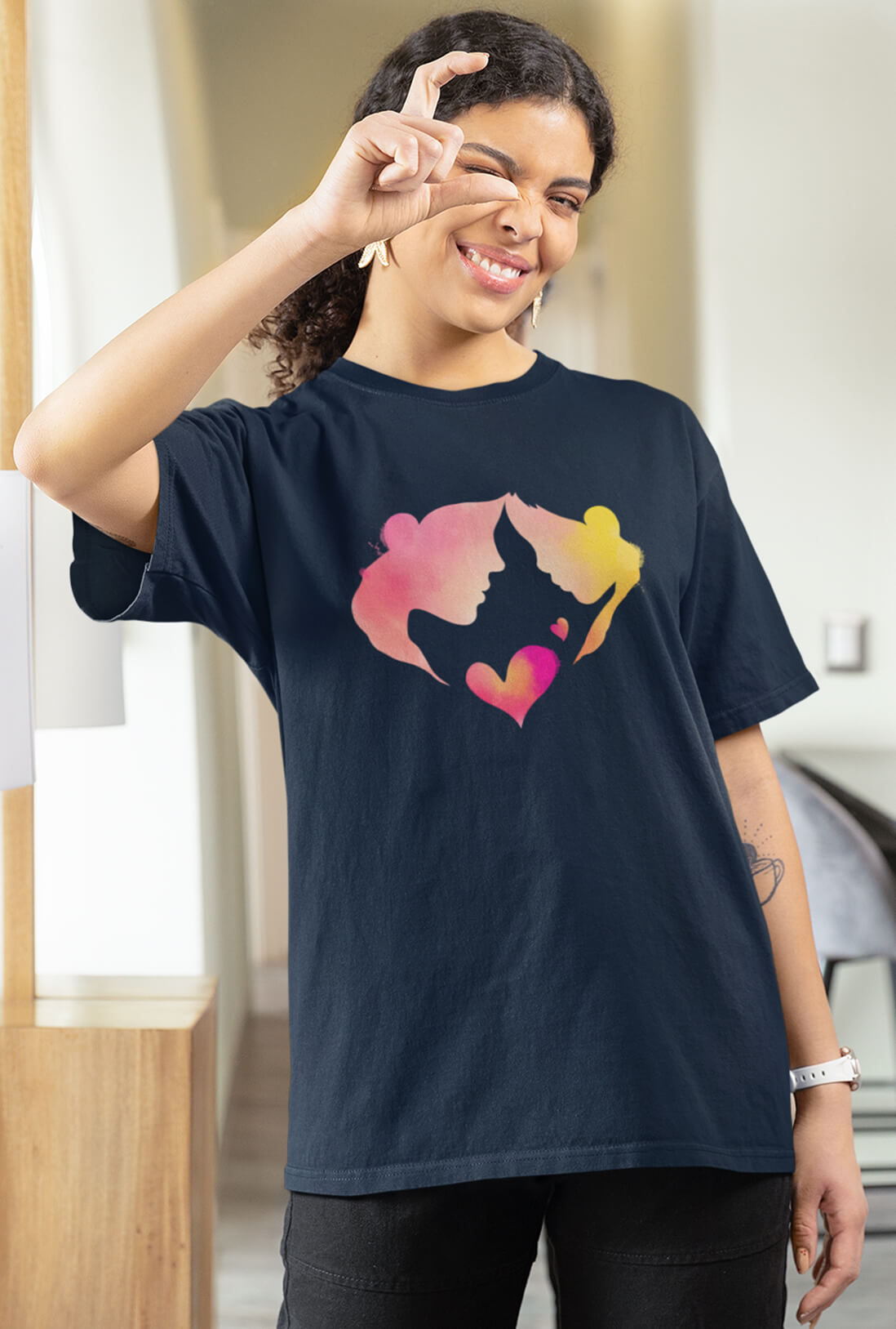 Child Love Women's Oversized T-Shirt