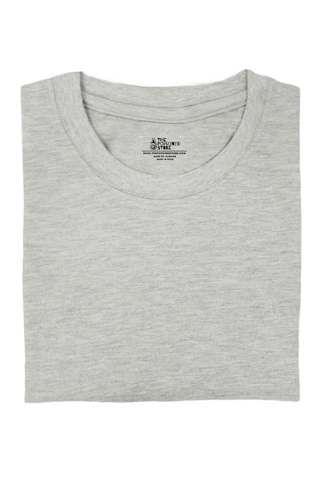 Men's  Grey Cotton T-Shirt