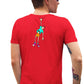 Vintage Animation Men's Back Print T-Shirt