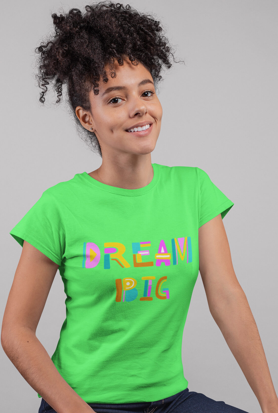 Dream Big Women's Cotton T-Shirt