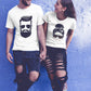 Man & Woman Design Couple Cotton T-Shirt