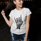 Skeleton Hand Women's Cotton T-Shirt