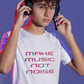Make Music Not Noise Men's Cotton T-Shirt