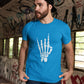 Skeleton Metal Horn Men's Cotton T-Shirt
