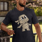 Mummy Cartoon Men's Cotton T-Shirt